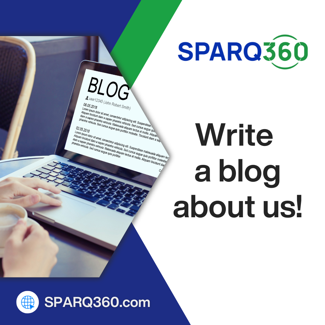 SPARQ360 - Write a blog about us!